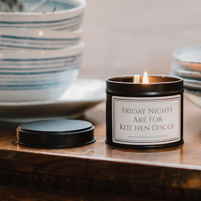 Friday Nights Are For Kitchen Discos Candle