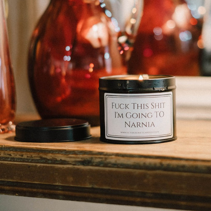 Fuck This Shit I'm Going To Narnia Candle